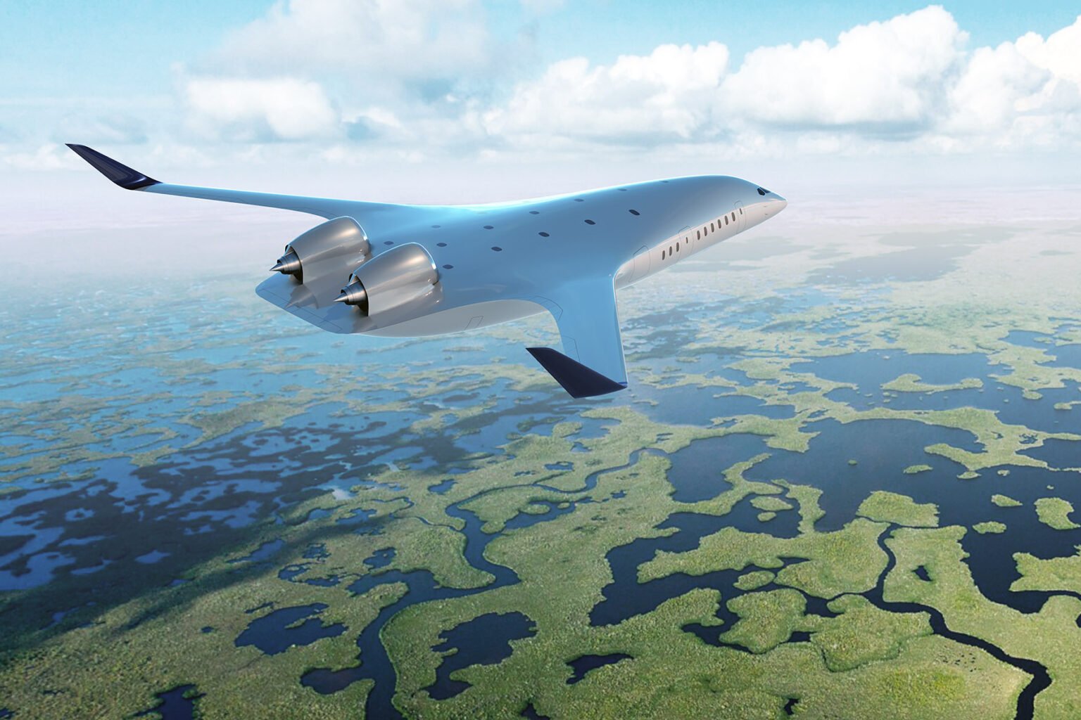 Delta Air Lines Unveils Cutting-Edge Blended-Wing-Body Aircraft for a Sustainable Future